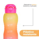 Tomatodo-de-pl-stico-de-la-serie-gradient-con-tapa-abatible-de-un-toque-1500-ml-amarillo-y-rosa-Miniso-7-18697