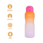 Tomatodo-de-pl-stico-de-la-serie-gradient-con-tapa-abatible-de-un-solo-toque-1500-ml-naranja-y-rosa-Miniso-3-18699