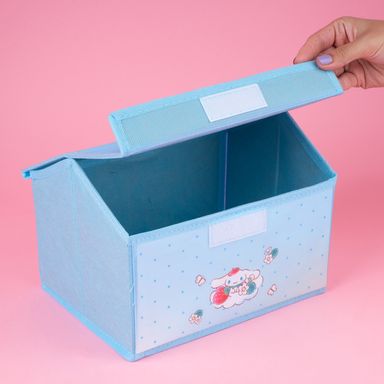 Organizador de tela colección strawberry de los personajes de sanrio cinnamoroll 25.5x18x18cm azul -  Sanrio
