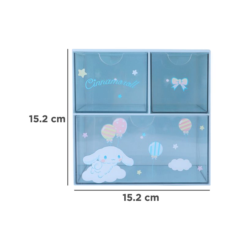 Organizador-de-pl-stico-de-3-cajones-personajes-de-sanrio-cinnamoroll-azul-Sanrio-8-20364