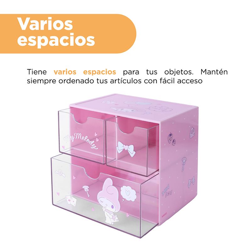 Organizador-de-pl-stico-de-3-cajones-con-personajes-de-sanrio-my-melody-rosa-Sanrio-6-20366