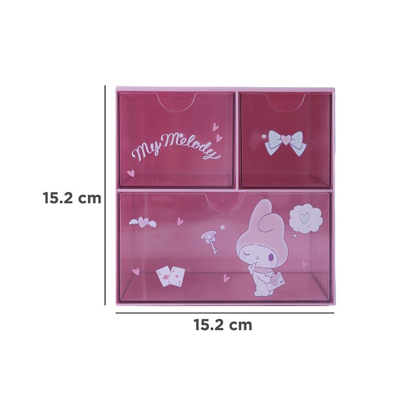 Organizador-de-pl-stico-de-3-cajones-con-personajes-de-sanrio-my-melody-rosa-Sanrio-8-20366