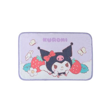 Tapete decorativo de cachemir de imitación serie strawberry de los personajes de sanrio kuromi -  Sanrio