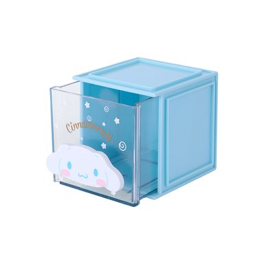 Organizador de plástico cubo de almacenamiento de personajes de sanrio cinnamoroll azul -  Sanrio