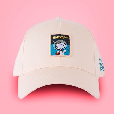 Gorra de beísbol snoopy serie little space explorer beige -  Snoopy