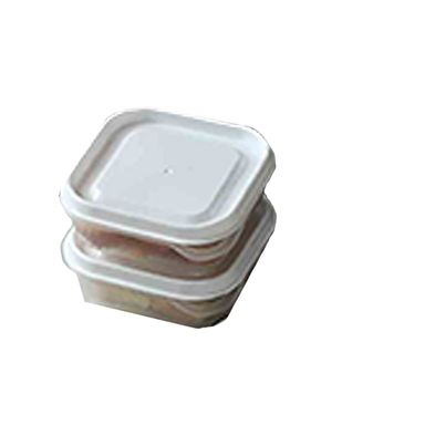 Taper para alimentos cuadrados coloridos 180 ml 4 piezas -  Miniso