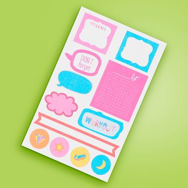 Stickers offset 10cm serie unicorn -  Unicorn