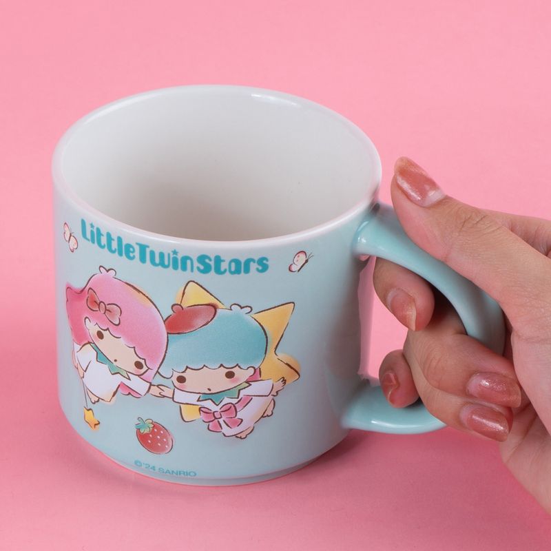 Taza-de-cer-mica-en-relieve-personajes-sanrio-colecci-n-strawberry-400-ml-little-twin-stars-aqua-Sanrio-2-21114