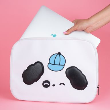 Funda para laptop serie doggie power blanco -  Miniso