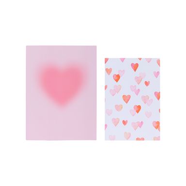 Cuaderno A5 y B5 de 32 hojas corazón 19cm serie pink romance -  Miniso