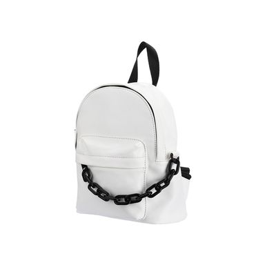 Mochila de moda serie black & white cadena blanco -  Miniso