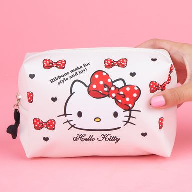 Cosmetiquera rectangular sanrio hello kitty moño -  Sanrio