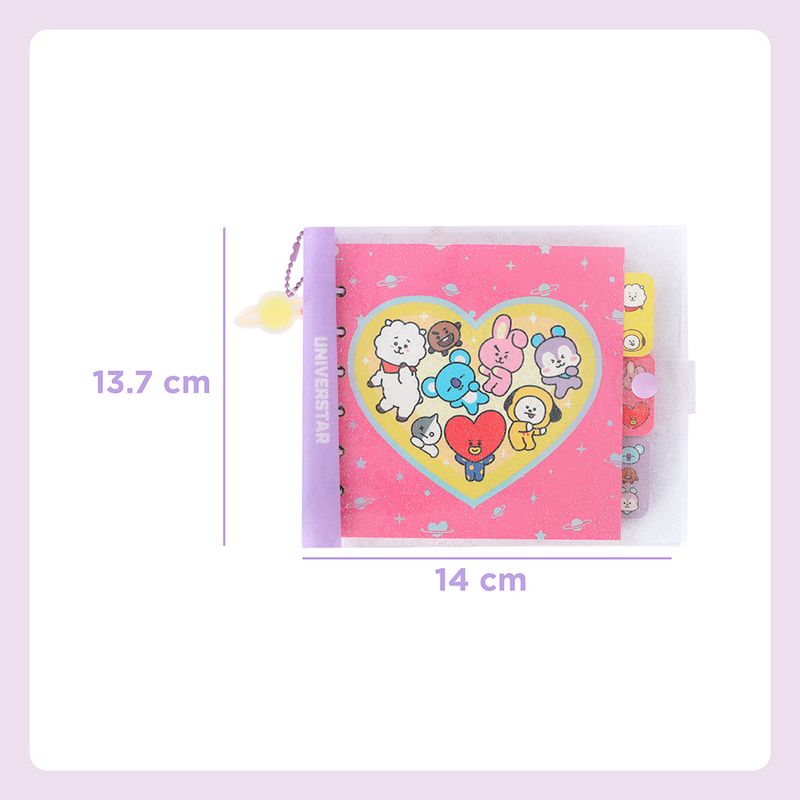 Set-libro-rosa-de-80-hojas-con-alambre-lapicero-de-gel-stickers-serie-bt21-BT21-6-20535
