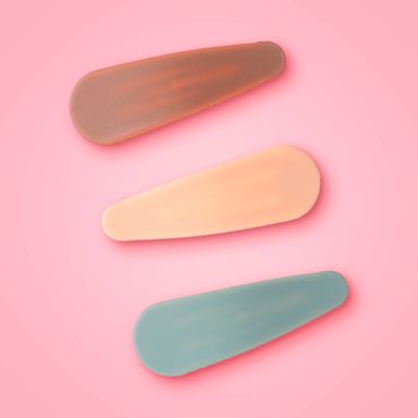 Paquete de broche para cabello en forma de gota v2.0 de 4 pzs -  Miniso