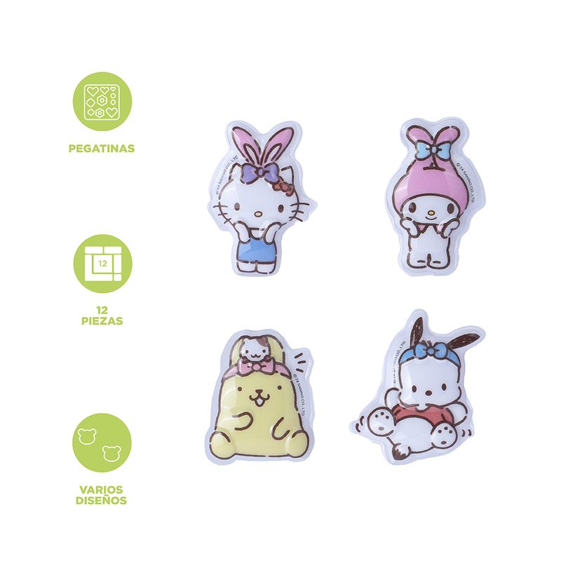 Stickers-3d-de-sanrio-binding-ears-series-2-modelos-surtidos-14cm-x-9-5cm-sanrio-Miniso-3-19111