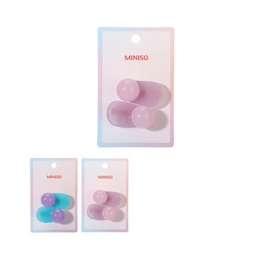 Set de broches para cabello miniso serie candy esfera 2 pzas -  Miniso