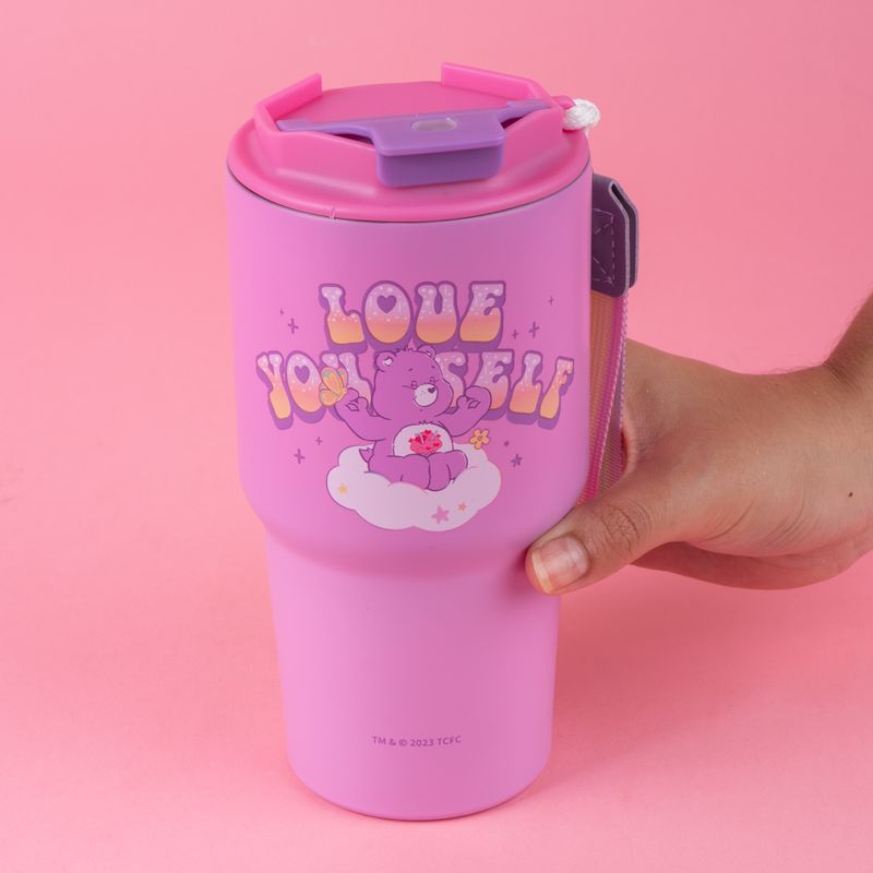 Vaso-de-acero-inoxidable-con-correa-colecci-n-care-bears-500-ml-rosa-Care-Bears-2-21243