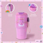 Vaso-de-acero-inoxidable-con-correa-colecci-n-care-bears-500-ml-rosa-Care-Bears-5-21243