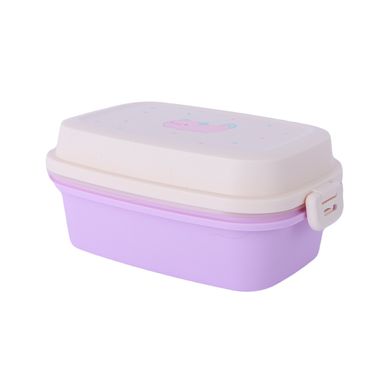 Taper para alimentos de doble capa coleccion axolotl story 980 ml -  Miniso
