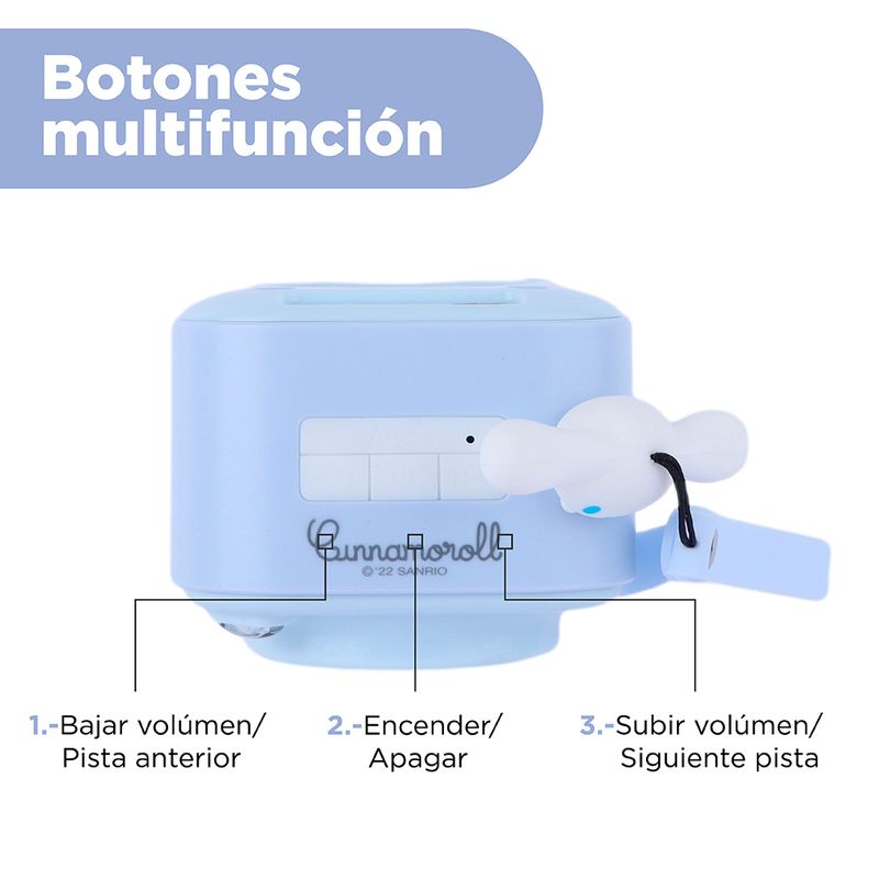 Parlante-inal-mbrico-port-til-mod-a132-cinnamoroll-sanrio-Sanrio-4-21181
