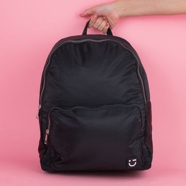 Mochila basica colección nature negro -  Miniso