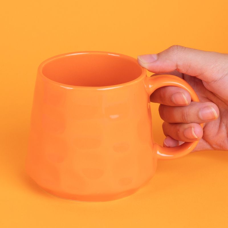 Taza-con-relieve-de-color-liso-360-ml-naranja-Miniso-2-21263
