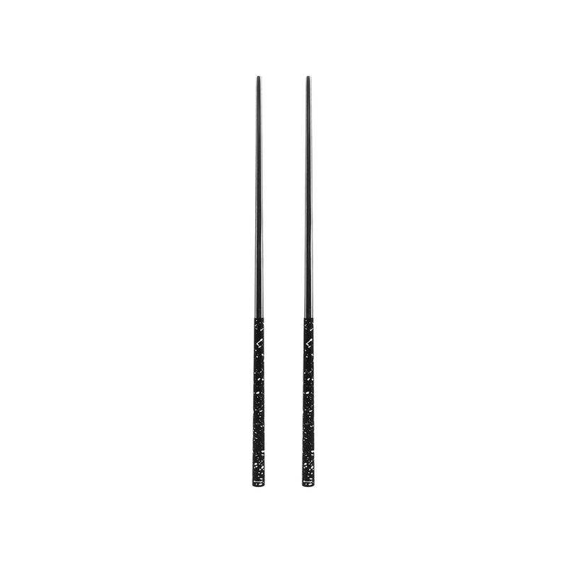 Palillos-de-mesa-de-acero-inoxidable-con-lunares-2-0-negro-Miniso-1-21202