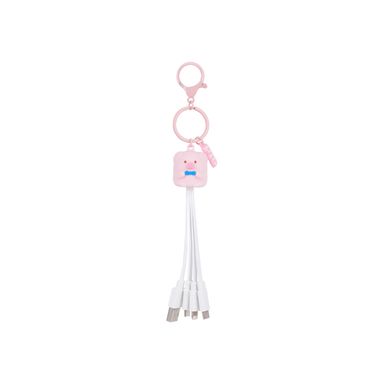 Cable de carga lightning de cerdito -  Miniso