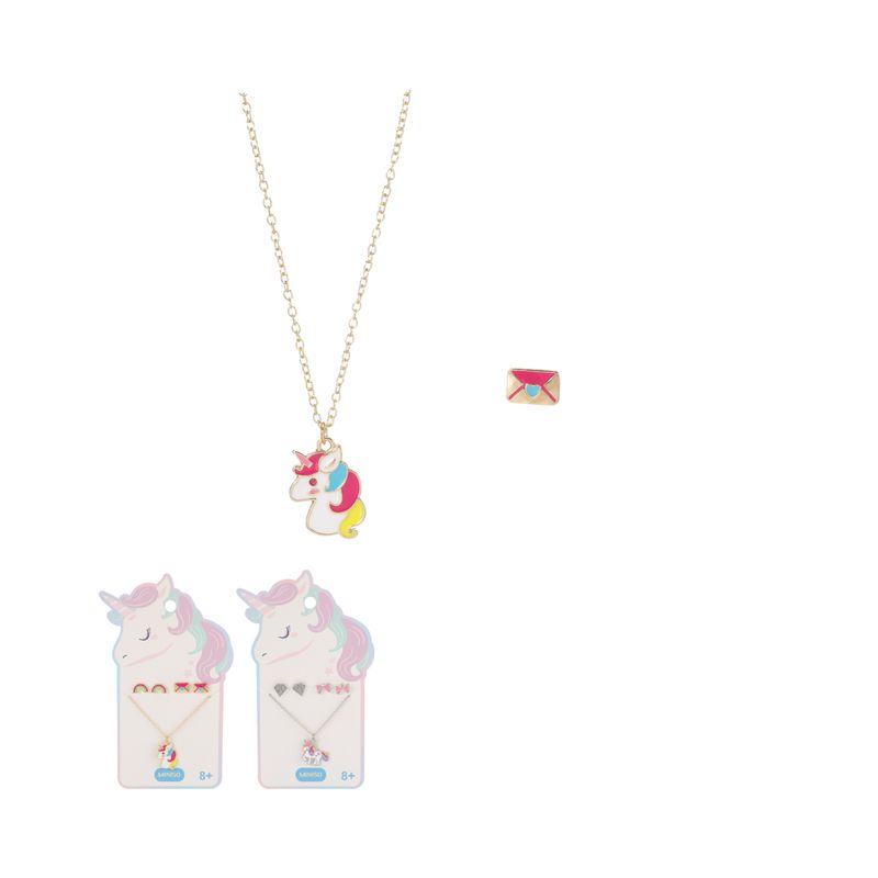 Set-de-infantil-collar-con-dijes-y-aretes-miniso-colecci-n-funny-unicornios-y-diamantes-Miniso-1-17718