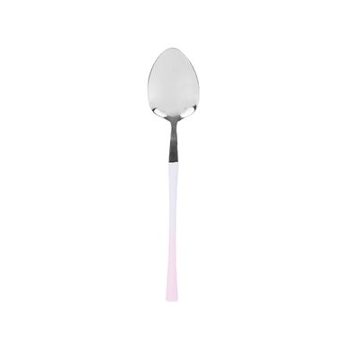 Cuchara de mesa con mango en forma de reloj de arena degradado rosa -  Miniso