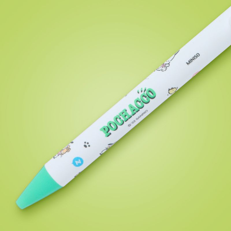 Lapicero-de-gel-para-sellos-pochacco-0-5-mm-negro-verde-serie-sanrio-Sanrio-2-20642