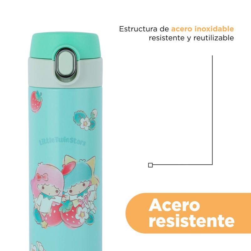 Termo-colecci-n-strawberry-personajes-sanrio-tapa-abatible-autom-tica-420-ml-little-twin-aqua-Sanrio-7-21130