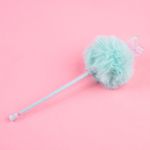 Lapicero-de-gel-con-pompom-0-5-mm-negro-verde-serie-salamandra-story-Miniso-3-21140