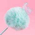 Lapicero-de-gel-con-pompom-0-5-mm-negro-verde-serie-salamandra-story-Miniso-5-21140