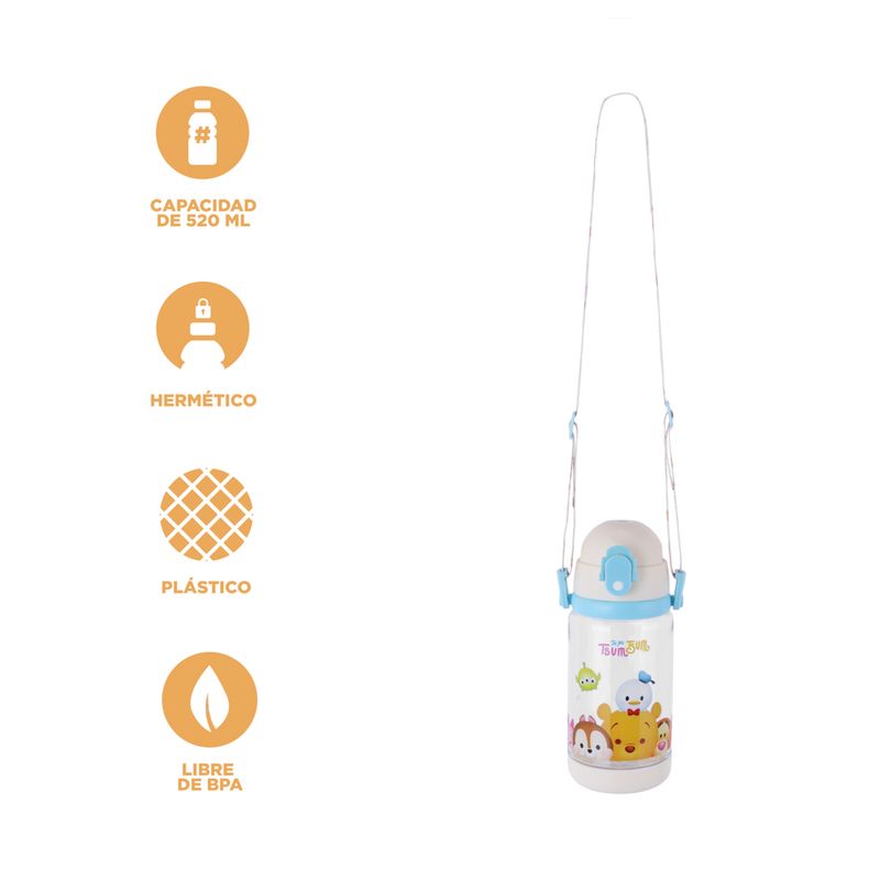 Tomatodo-de-pl-stico-disney-tsum-tsum-collection-con-correa-para-el-hombro-520-ml-Disney-3-21318