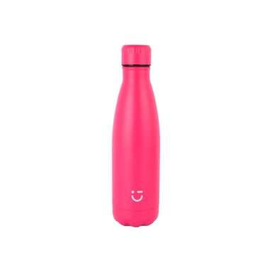 Termo botella aislada de color sólido 500 ml rosado -  Miniso
