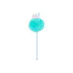 Lapicero-de-gel-con-pompom-0-5-mm-negro-verde-serie-salamandra-story-Miniso-1-21140