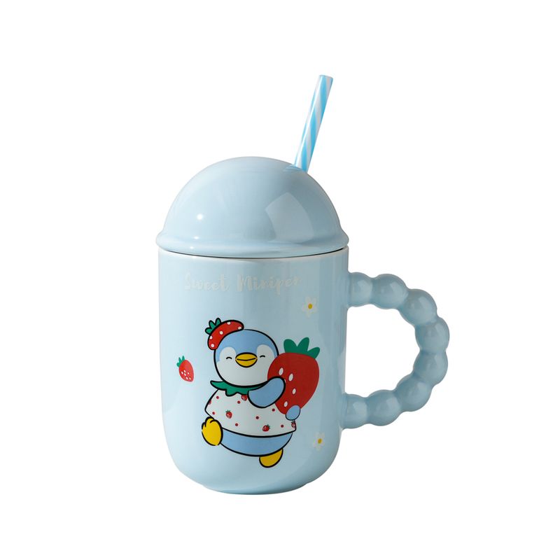 Taza-mini-family-strawberry-stage-collection-de-cer-mica-con-tapa-y-popote-380ml-azul-Mini-Family-1-21201