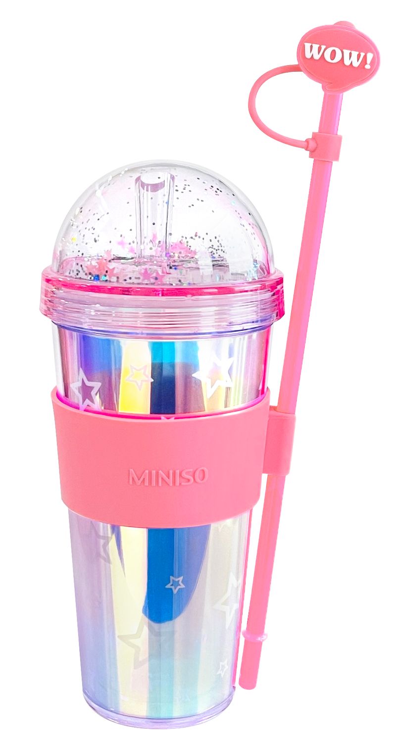 Vaso-de-pl-stico-de-doble-pared-serie-hologr-fica-con-sorbete-420-ml-rosa-Miniso-1-21344