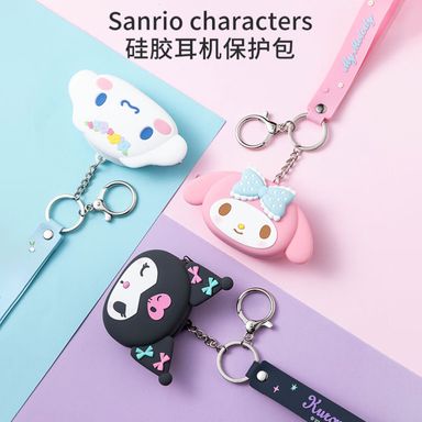 Estuche para audífonos 15cmx11.5cmx3cm personajes sanrio -  Sanrio