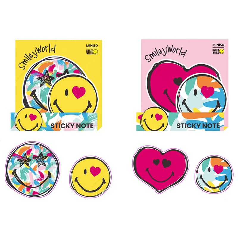 Post-it-50-hojas-2-modelos-surtidos-6cm-smiley-world-Smiley-World-1-21060