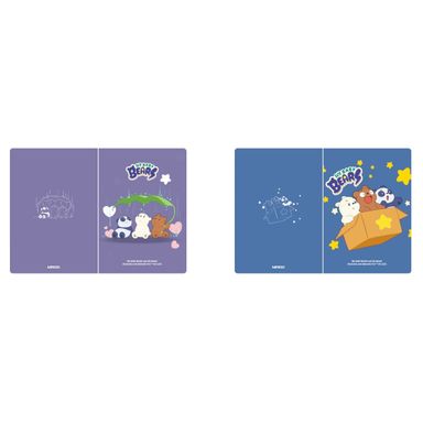 Libretas y cuadernos de tapa dura 64 hojas 2 modelos surtidos 14.5cm x 21.2cm serie wbb baby -  We Bare Bears