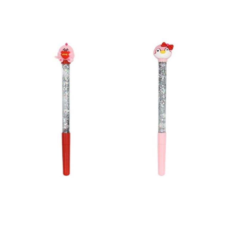 Lapicero-rosa-romance-quicksand-pen-2-modelos-surtidos-ping-ino-dinosaurio-17-5cm-serie-mini-family-Mini-Family-1-21080