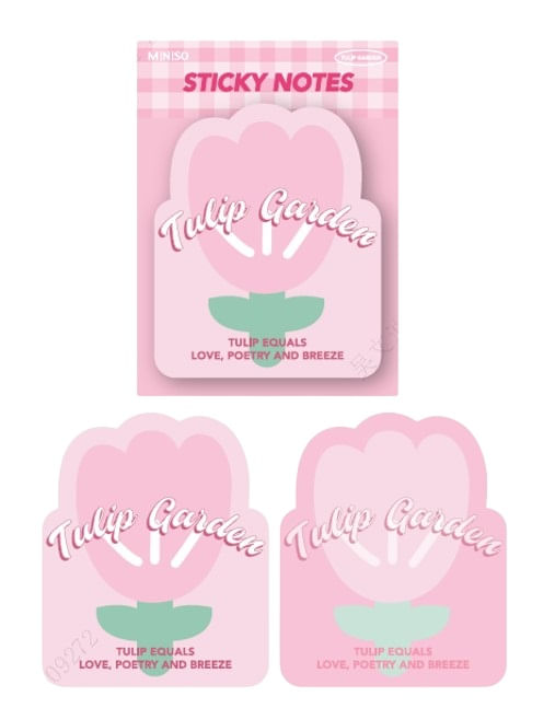 Post-it-50-hojas-2-modelos-surtidos-pdq-8-3cm-x-6-8cm-serie-tulip-garden-Tulip-Garden-1-19665