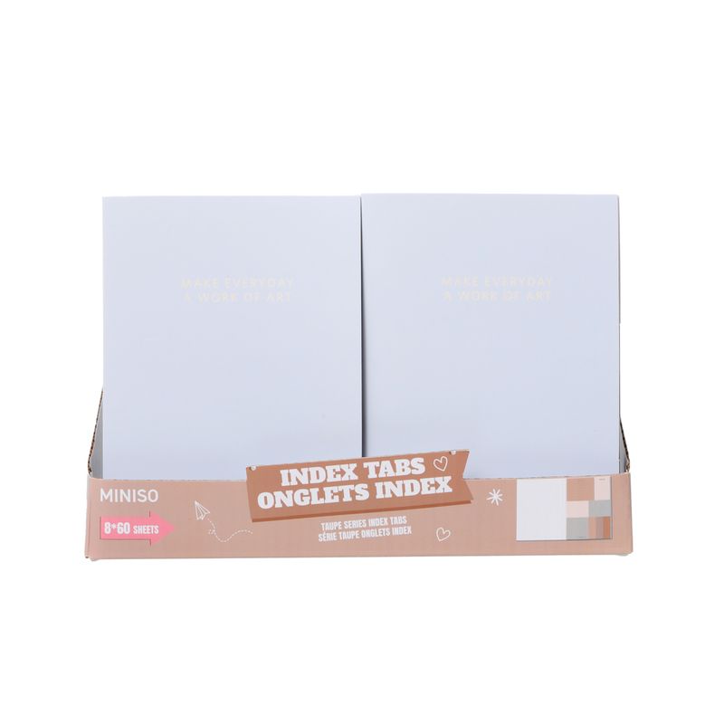 Post-it-fichas-de-ndice-13-6x10cm-8x60-hojas-serie-taupe-Miniso-1-21109