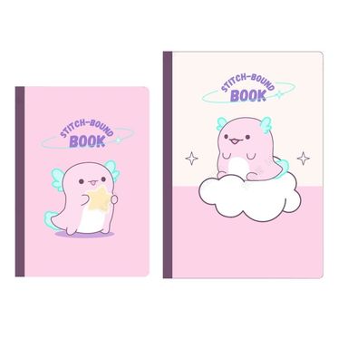 Libretas y cuadernos encuadernado con cosido a5 y b5 28 hojas pdq serie salamandra story -  Miniso