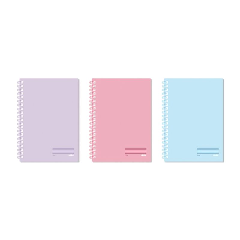 Libreta-serie-cream-de-rayas-a4-con-aro-100-hojas-3-modelos-surtidos-29-7cm-x-21cm-miniso-Miniso-1-16499