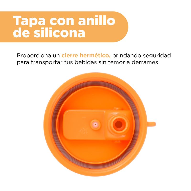 Termo-botella-aislada-serie-letters-con-tapa-abatible-400-ml-verde-Miniso-4-20956