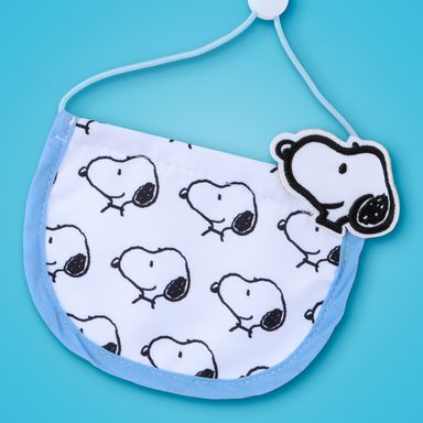 Babero azul serie snoopy para mascota -  Snoopy