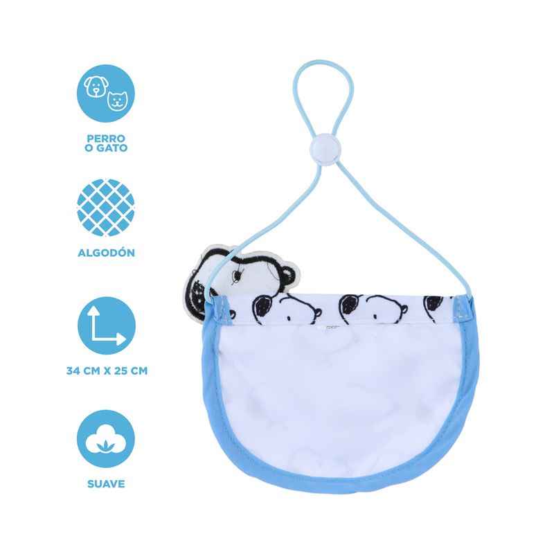 Babero-azul-serie-snoopy-para-mascota-Snoopy-3-21311